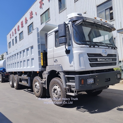 شاکمن 30m3 لارگو باکس 8X4 12 چرخ سنگین وظیفه کامپران 400HP موتور دیزل حالت جدید کامپران