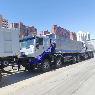 کامیون های کمپرسی 10 چرخ 6X4 15 تنی HOWO Sinotruck چین، کامیون های کمپرسی 8X4، 371 اسب بخار، 375 اسب بخار، کامیون کمپرسی دست دوم