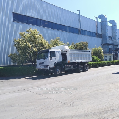 کامیون های کمپرسی 10 چرخ 6X4 15 تنی HOWO Sinotruck چین، کامیون های کمپرسی 8X4، 371 اسب بخار، 375 اسب بخار، کامیون کمپرسی دست دوم
