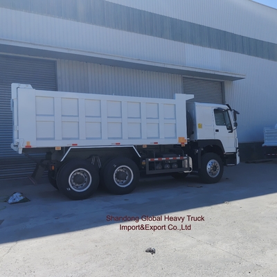 کامیون های کمپرسی 10 چرخ 6X4 15 تنی HOWO Sinotruck چین، کامیون های کمپرسی 8X4، 371 اسب بخار، 375 اسب بخار، کامیون کمپرسی دست دوم