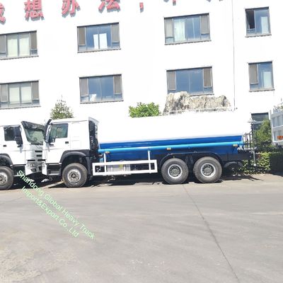 HOWO 6*4 400HP تانک آب بازسازی شده کامیون اسپریکر کامیون 6*4 تانک آب