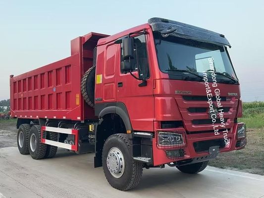 چین Sinotruk HOWO 6*4 10 چرخ لاستیک 371hp 380hp 400hp 30ton تراکتور باربری