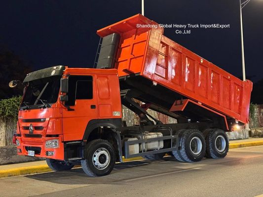 کامیون کمپرسی HOWO 6X4 مدل 371، 375 و 336 اسب بخار، 10 چرخ، 30 تن