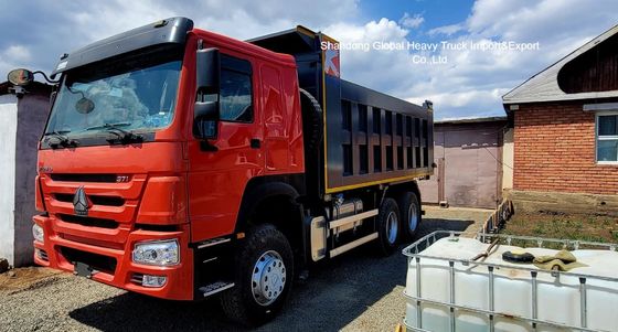 کامیون کمپرسی سینوتراک HOWO 371HP 336HP 371 اسب بخار 380 اسب بخار 12 چرخ 6X4 8X4 در شرایط خوب، کامیون کمپرسی HOWO