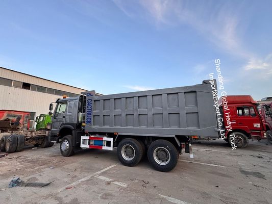 کامیون کمپرسی 10 چرخ جدید 6X4 سینوتراک HOWO 371HP کامیون کمپرسی 20 تن