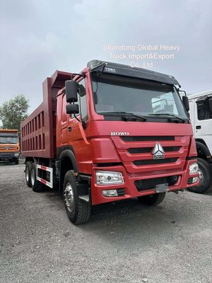 کیفیت خوب 371HP 375HP 6*4 10 چرخ استفاده شده HOWO کامیون زباله