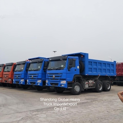 استفاده شده Global HOWO Dump Truck جدید آبی ظرفیت بزرگ 35 تن