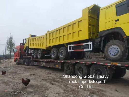 کامیون های کمپرسی شاکمن 8*4 12 چرخ F3000 X3000 دست دوم