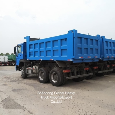 استفاده شده Global HOWO Dump Truck جدید آبی ظرفیت بزرگ 35 تن