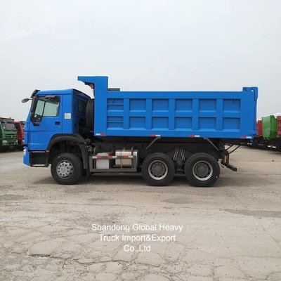استفاده شده Global HOWO Dump Truck جدید آبی ظرفیت بزرگ 35 تن