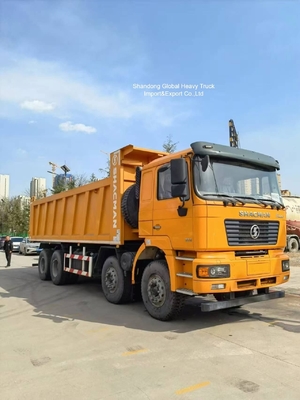 کامیون های کمپرسی شاکمن 8*4 12 چرخ 380 اسب بخار F3000 X3000 f2000 با کیفیت بالا و دست دوم