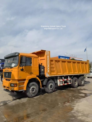 کامیون های کمپرسی شاکمن 8*4 12 چرخ 380 اسب بخار F3000 X3000 f2000 با کیفیت بالا و دست دوم