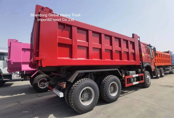 چین برند اصلی HOWO / Shacman 380hp/371hp 6X4 8X4 10/12 چرخ های معدن