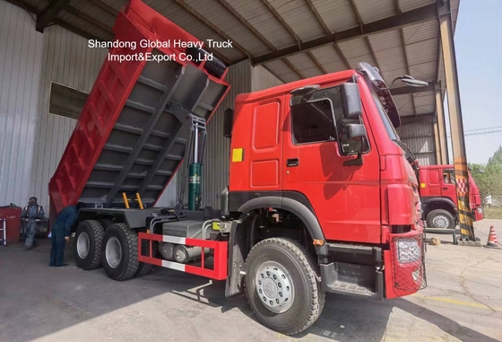 چین برند اصلی HOWO / Shacman 380hp/371hp 6X4 8X4 10/12 چرخ های معدن