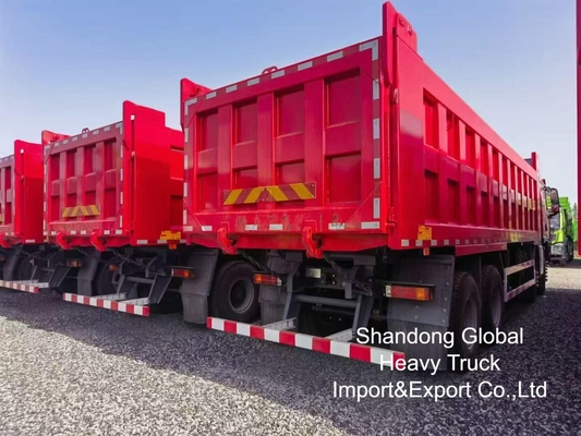 چین برند اصلی HOWO / Shacman 380hp/371hp 6X4 8X4 10/12 چرخ های معدن
