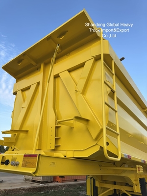 3 محور فولاد، نیمه تریلر برای حمل مواد سنگین