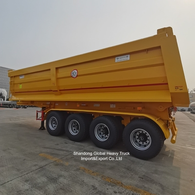 3 محور فولاد، نیمه تریلر برای حمل مواد سنگین