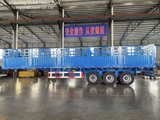 تریلر نیمه‌‌کفی حصاری 3 محور 50 تنی با سیستم تعلیق بادی