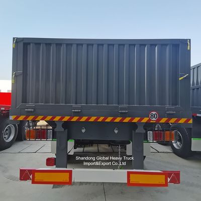 نیمه تریلر حصار فولادی سه محور برای حمل و نقل محموله