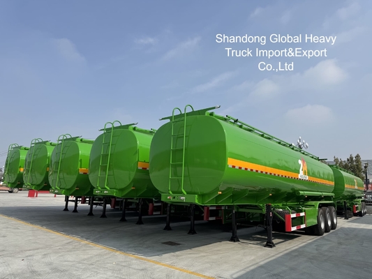 3 محور 45000L دیزل بنزین تانکر نیمه تریلر کار سنگین
