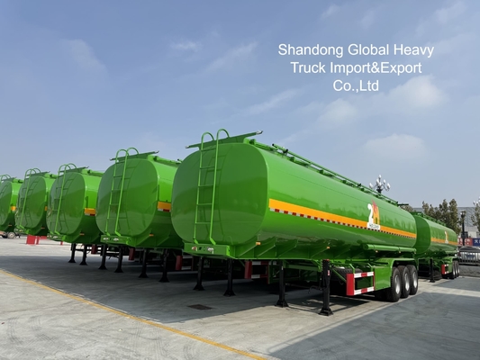 3 محور 45000L دیزل بنزین تانکر نیمه تریلر کار سنگین