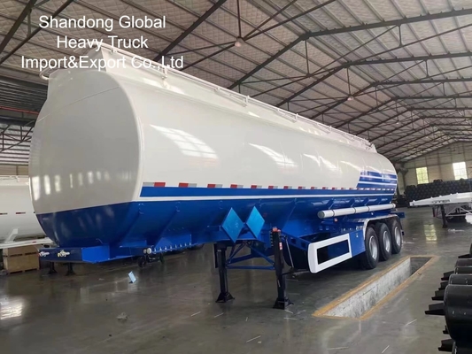3- محور 45000L دیزل بنزین تانکر نیمه تریلر با ترمز ABS