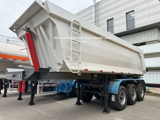سه محور فولاد نیمه تریلر 95000kg ظرفیت بار