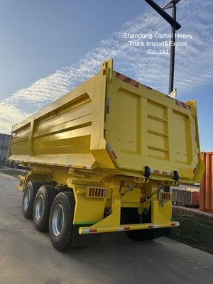 3 محور فولاد، نیمه تریلر برای حمل مواد سنگین