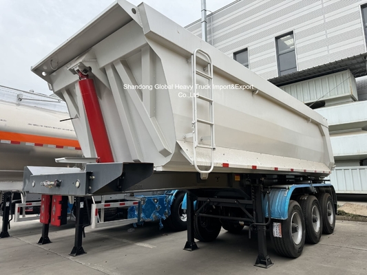 سه محور فولاد نیمه تریلر 95000kg ظرفیت بار
