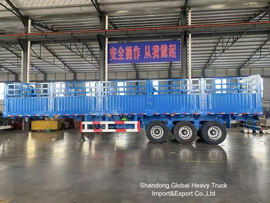 تریلر نیمه‌‌کفی حصاری 3 محور 50 تنی با سیستم تعلیق بادی