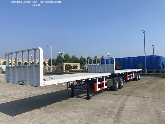 3 محور نیمه تریلر 40FT 60T وظیفه سنگین برای ساخت و ساز