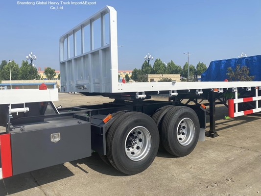 3 محور نیمه تریلر 40FT 60T وظیفه سنگین برای ساخت و ساز