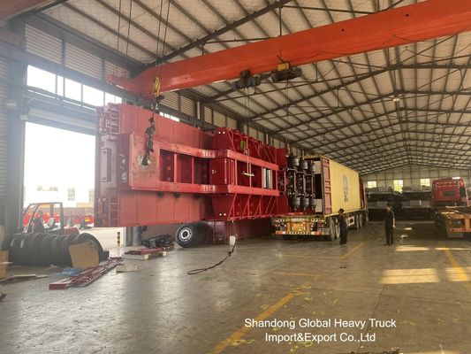 تریلر نیمه‌کشنده کم‌لادِر 3 محور 60 تنی برای حمل‌ونقل بارهای سنگین