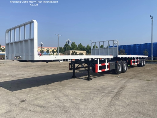 3 محور نیمه تریلر 40FT 60T وظیفه سنگین برای ساخت و ساز
