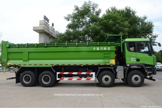 کامیون کمپرسی شاکمن X3000 8X4 CNG با موتور 380 اسب بخار، فرمان چپ، نو