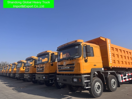کامیون کمپرسی شاکمن F3000 ده چرخ 380 اسب بخار 30 متر مکعب 30 تن 6X4 کمپرسی دست دوم