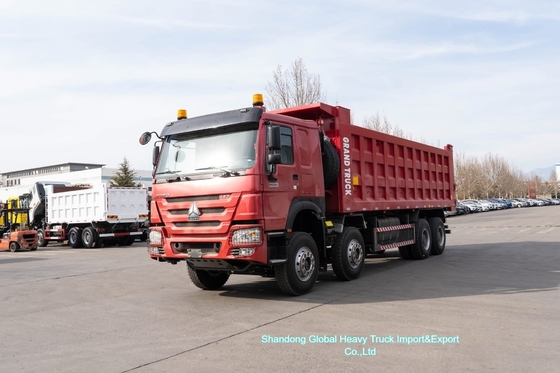 HOWO کامپ کامپ 371HP 375HP 8X4 40t-60t بارگیری با شرایط عالی برای آفریقا
