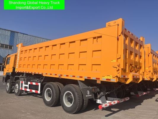 کامیون کمپرسی سینوتراک هوو 8x4 با موتور 380 اسب بخار و ظرفیت 30 تا 45 تن