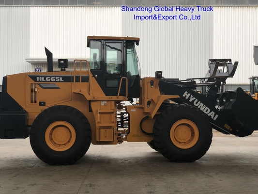 بارگذاری جلو Hl665L Hl660L بارگذاری چرخ 5 تن با گیرنده هیدرولیک مکانیکی