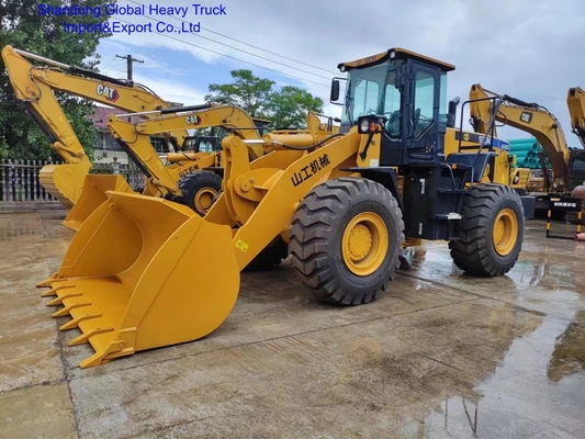 SEM655D 6-9t چرخ بارگیری پیشانی بارگیری ماشین آلات ساختمانی