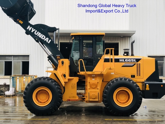 بارگذاری جلو Hl665L Hl660L بارگذاری چرخ 5 تن با گیرنده هیدرولیک مکانیکی