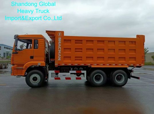 کامیون کمپرسی سنگین شاکمن F3000 با ظرفیت بار 25 تا 40 تن، باک سوخت 400 لیتری و گیربکس دستی 12 سرعته