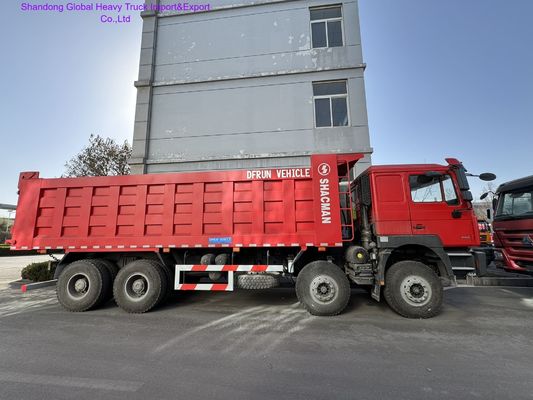 کامیون کمپرسی شاکمن X3000 F3000 با ظرفیت بار 45-50 تن، محور جلو MAN 9.5T و محور عقب سنگین 16T