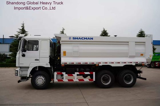 کامیون کمپرسی سنگین شاکمن F3000 با گیربکس دستی 12 سرعته FAST، محورهای عقب MAN 16T و مخزن آلیاژ آلومینیوم 400 لیتری