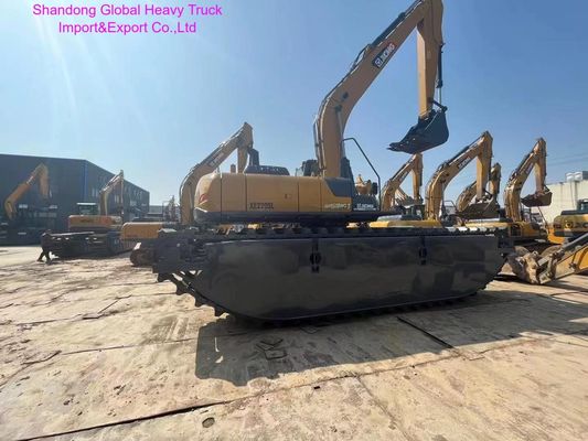30 Ton Amphibious Excavator with Long Reach Design for River Dredging and Port Construction