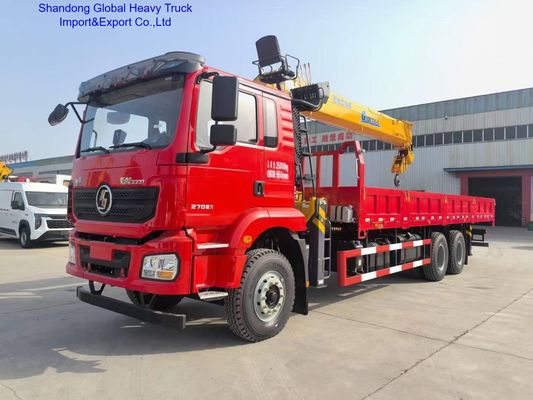 Shacman 14ton 6×4 350HP Boom Truck Crane with Straight Arm and New Condition for Heavy-Duty Lifting