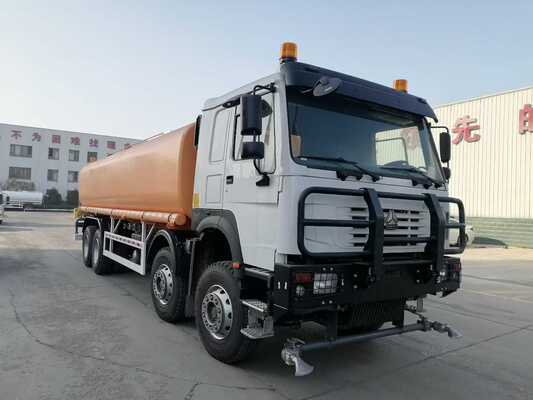 HOWO Nx 6X4 380HP 25000 لیتر آب آشامیدنی مخزن آب پاشنده کامیون با شاسی تقویت شده