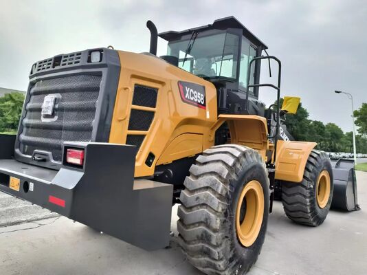 XCMG XC958 بارگذاری چرخ 5 تن با قدرت 162kw برای ساخت و ساز سنگین و کار معدن