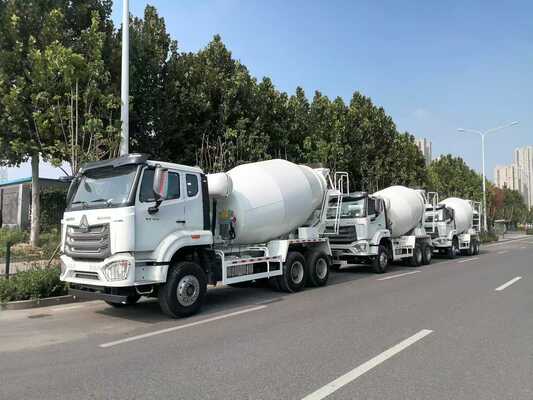 کامیون مخلوط کنکریت جدید HOWO TX 350 HP یورو 6 با 8 × 4 درایو برای ساخت و ساز
