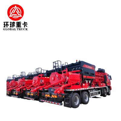 کامیون حفاری شاکمن 8×6 با موتور دیزل یورو 6 و دبی پمپ 1697 لیتر در دقیقه